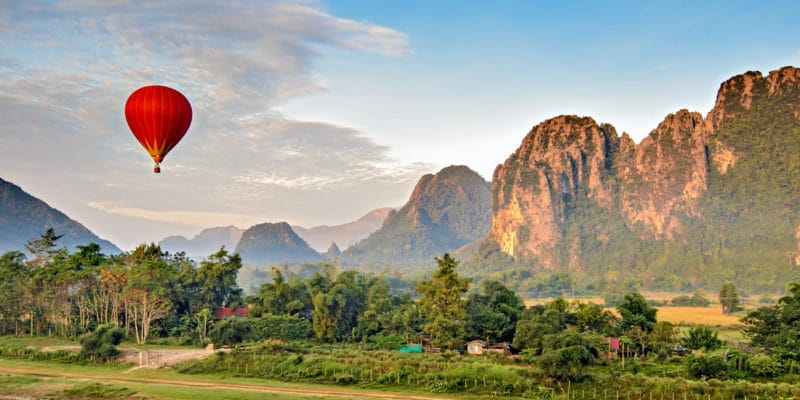 Laos - Behind the Buddha